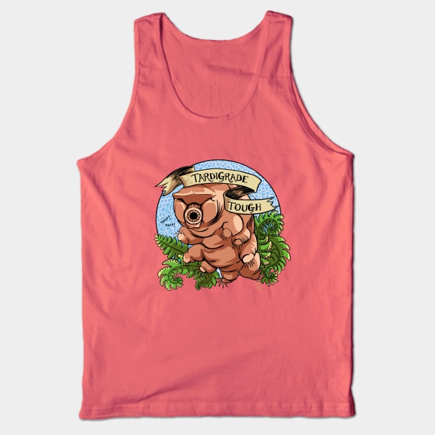 "Tardigrade Tough" Crest Tank Top by cartoonowl